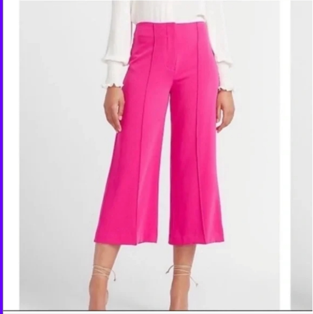 Express high rise cropped pants